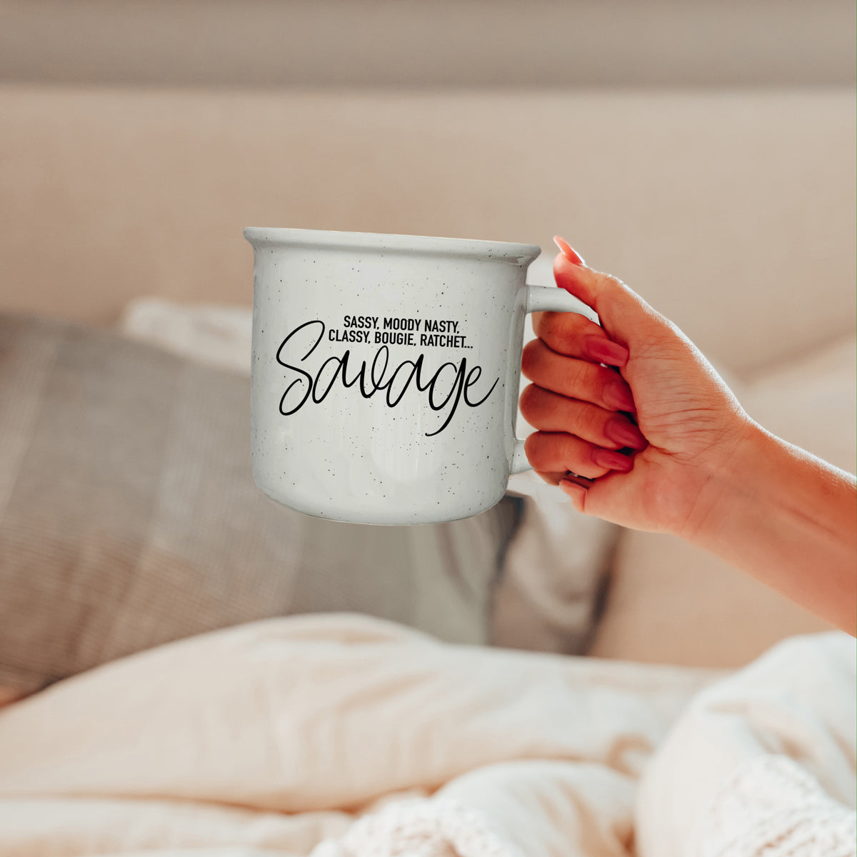 modern farmhouse mug
Off White and Black coffee cup
savage essential gift mug
quality ceramic coffee cup