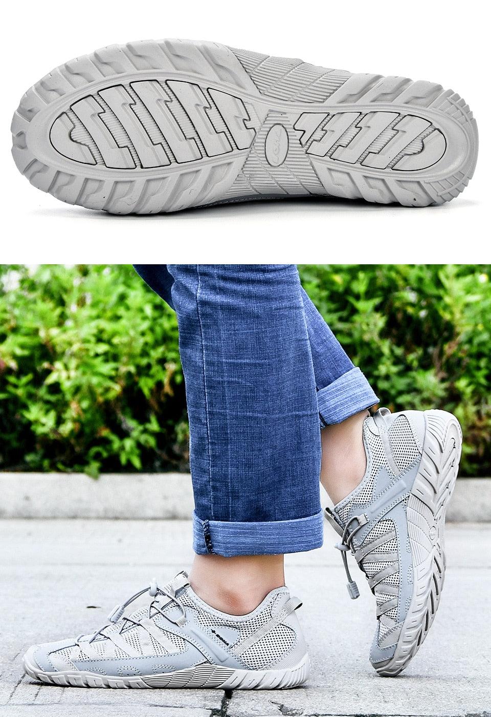 Summer Breathable Mens Casual Sneakers Fashion Shoes Casual Mens Sneakers Comfortable Walking Man Trendy Walking Shoes Soft Design Running Shoes Fashion Sports Non-Slip Shoes