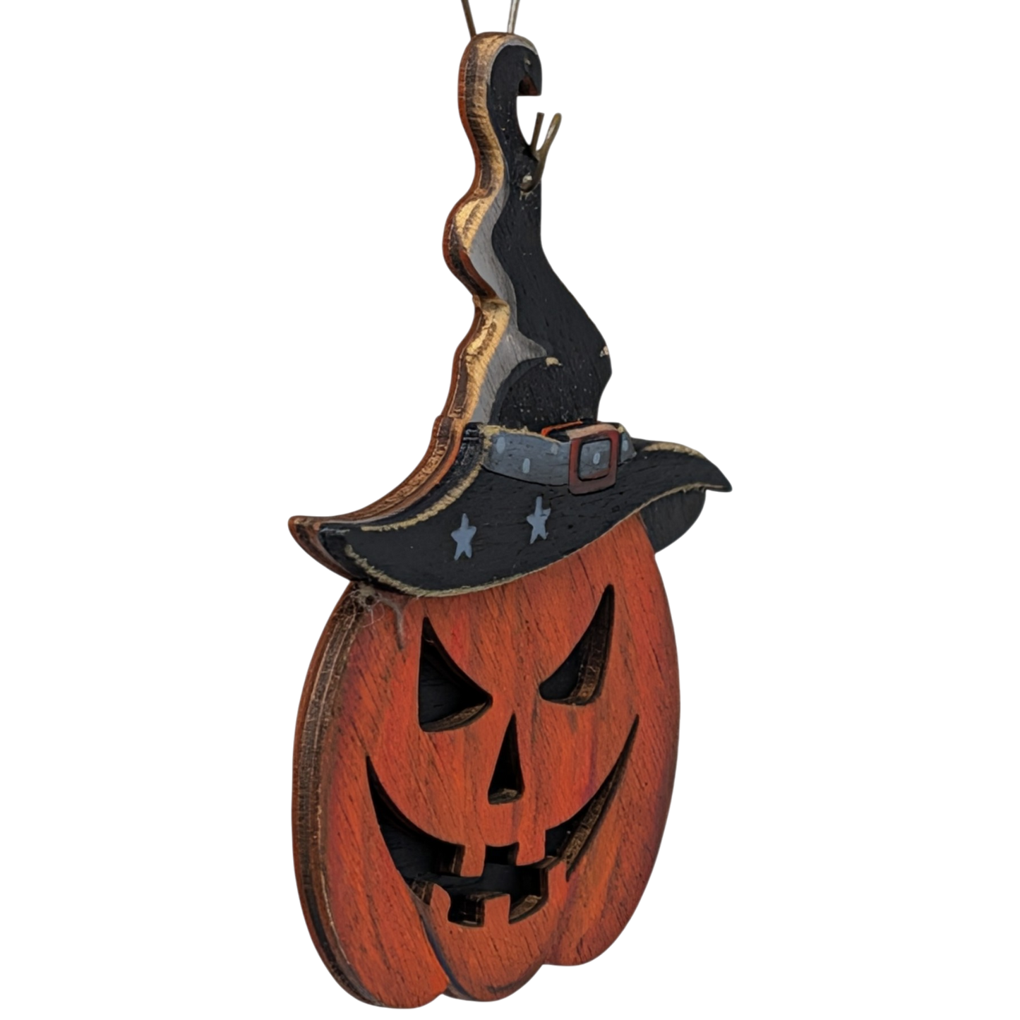 The Grand Jack-O'-Lantern Wooden Ornament