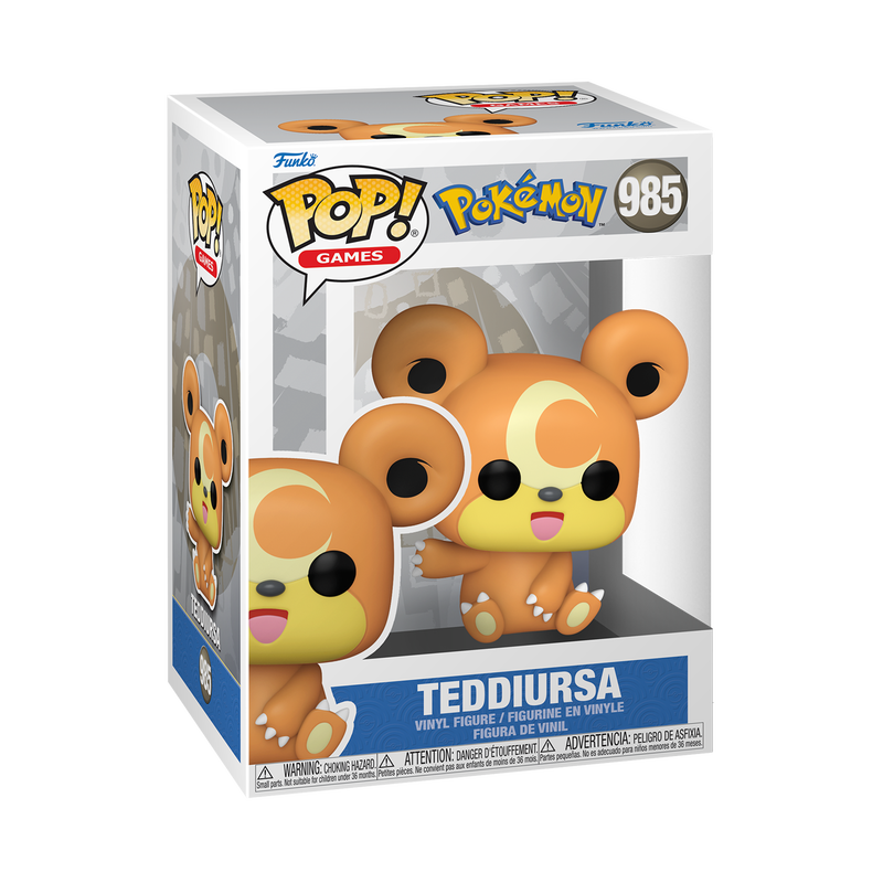Pokemon Teddiursa Funko Pop! Games #985