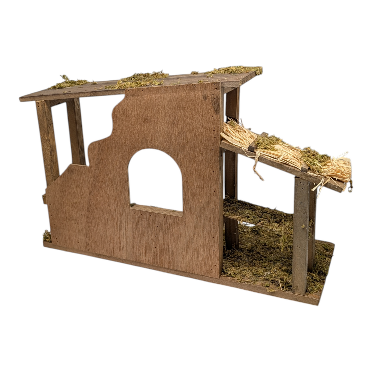 Fontanini Wooden Stable - 18.25" x 12"
