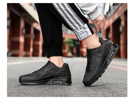 Unisex Air Cushion Sneakers Men's Colorful Casual Fashion Jogging Sneakers Outdoor Sports Sneakers Lace Up Unisex Walk Women's Air Athletic Running Sneakers