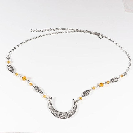 Vintage Moon Pattern Accesorios Mujer Head Chain Beads Hair Jewelry Party Wedding Headband for Women Crown Gorgeous Hair Accessories For Women