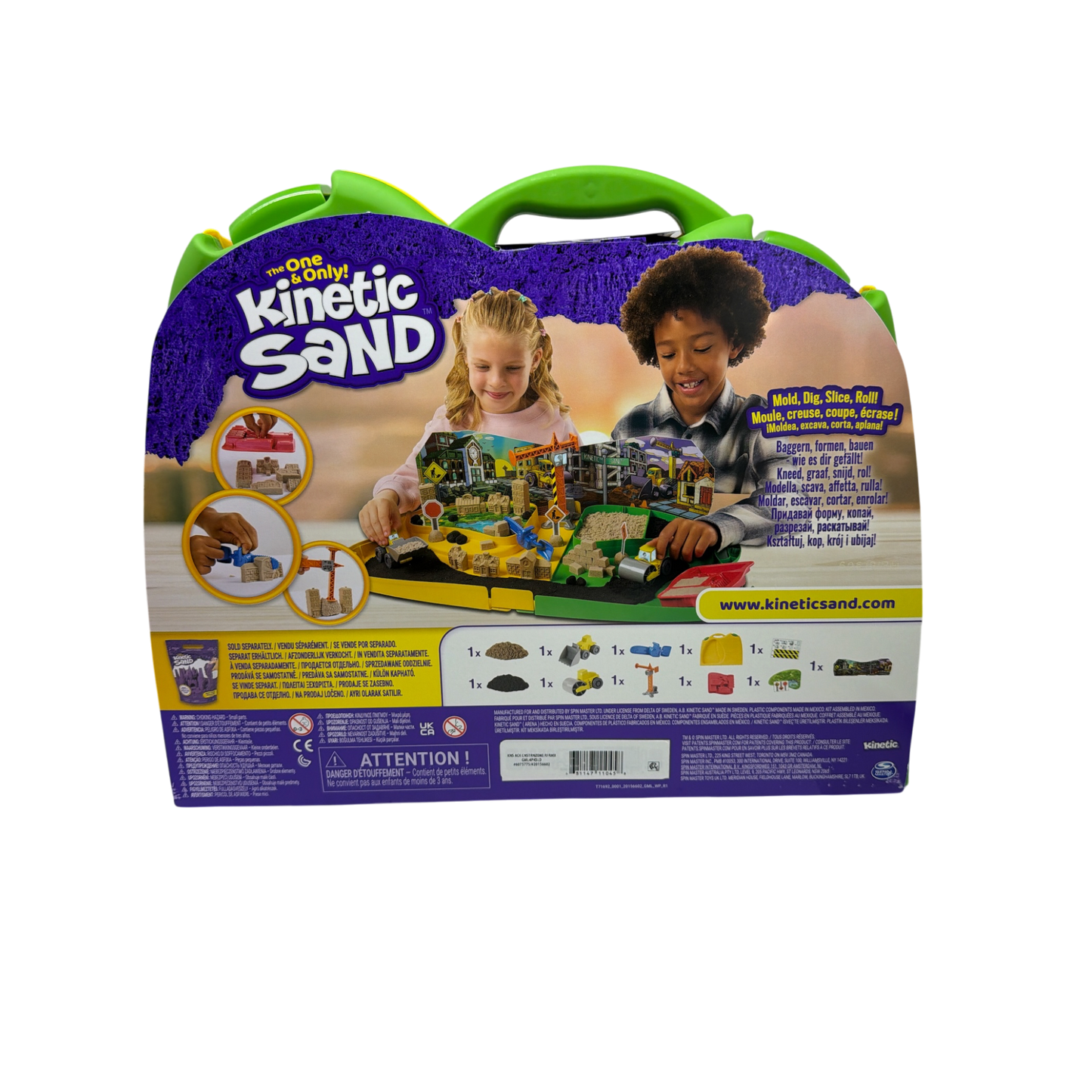 Kinetic Sand Construction Zone Playset
