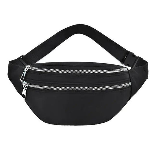 Waterproof Travel Unisex Fanny Pack Simple Design Waist Bags Fashion Bum Bag Trendy Cross Body Chest Bags