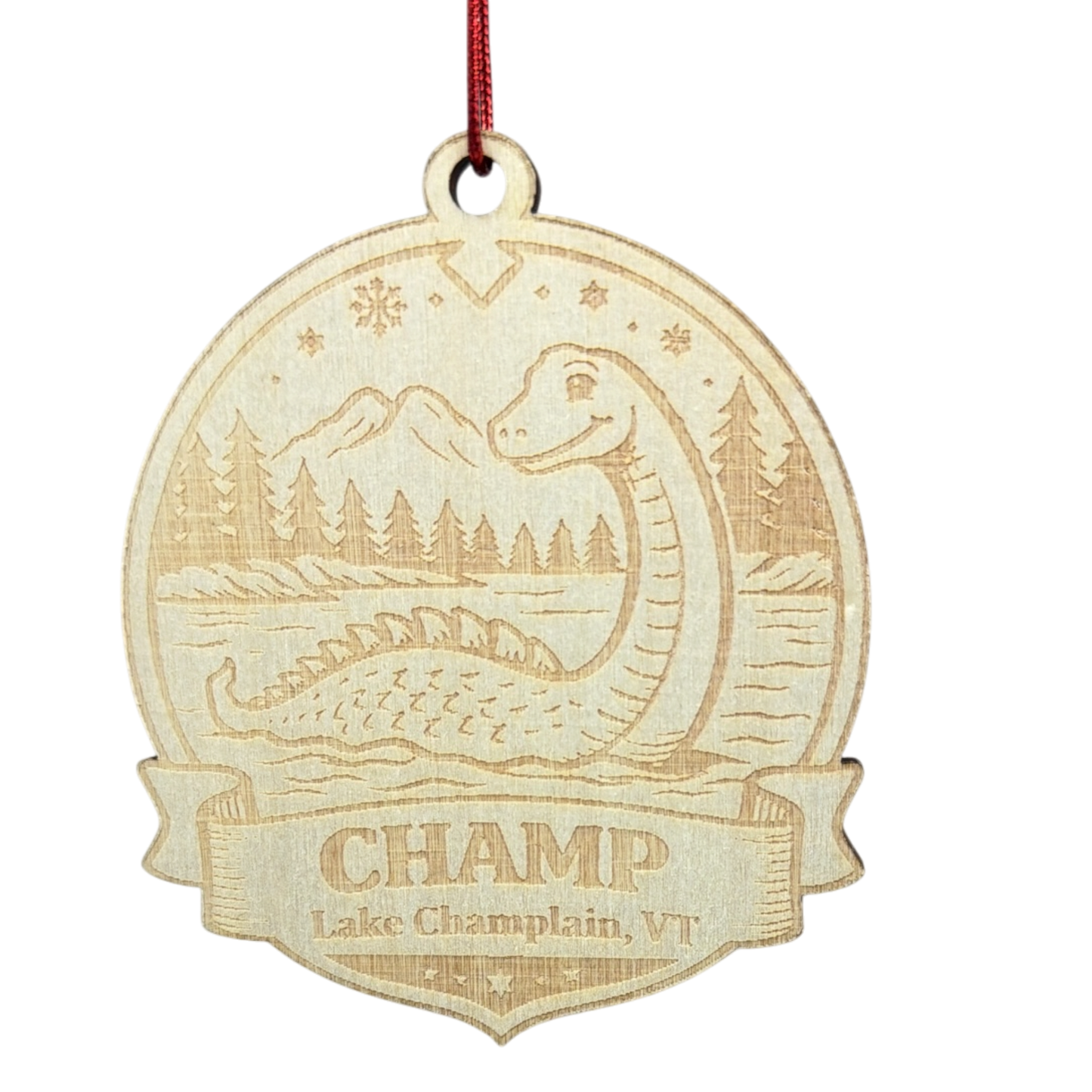 Champ Lake Champlain Vermont Ornament