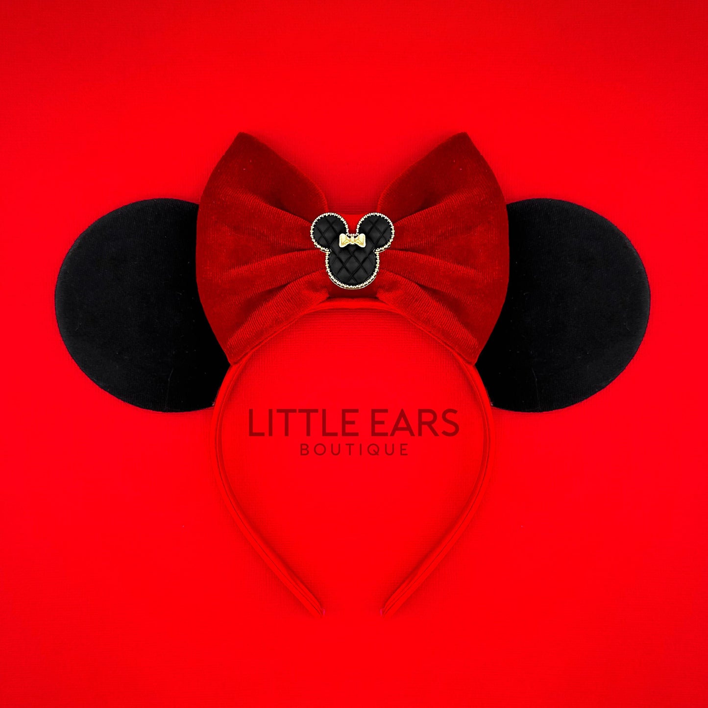 Black Minnie Charm Ears
