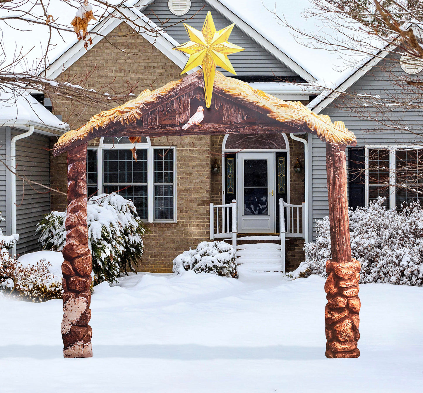 Outdoor Stable for The Real Life Outdoor Nativity