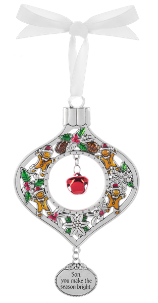 Jingle Bell Ornament - Son, you make the season bright