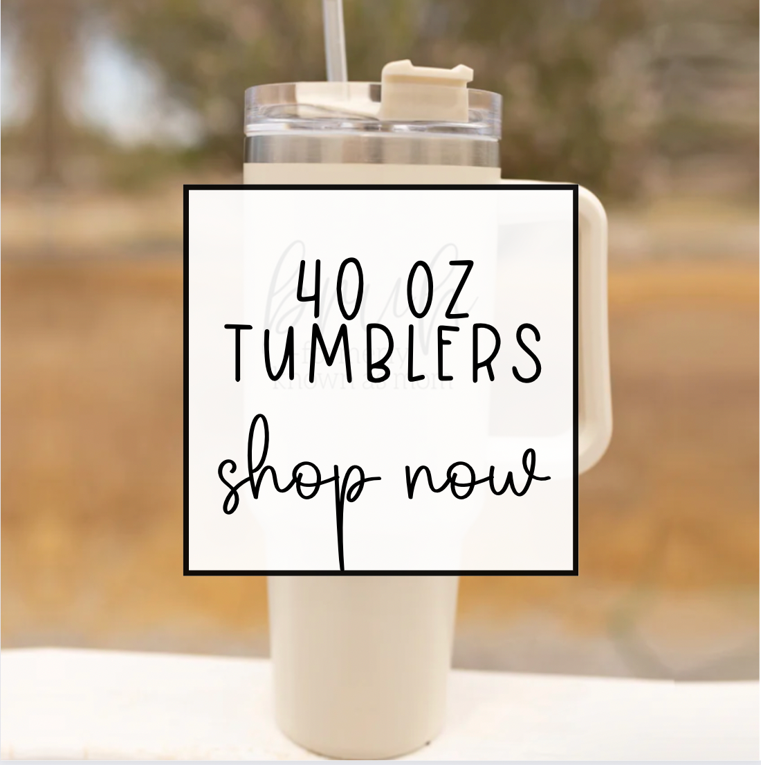 40 oz tumblers