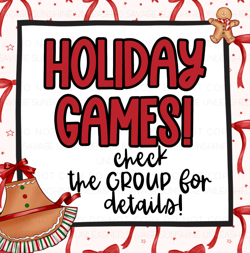 HOLIDAY GAMES