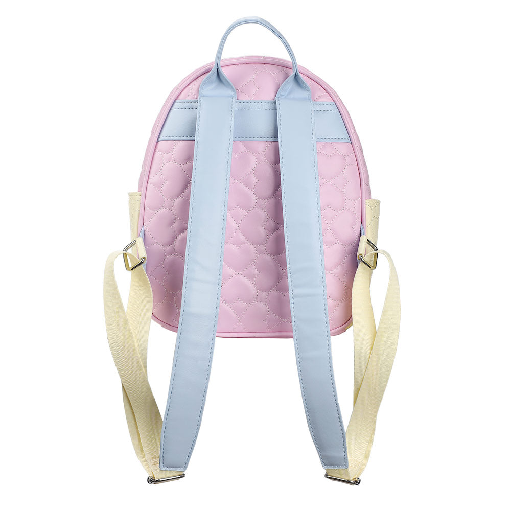 Disney Mickey & Minnie Retro Heart Quilted Mini Backpack