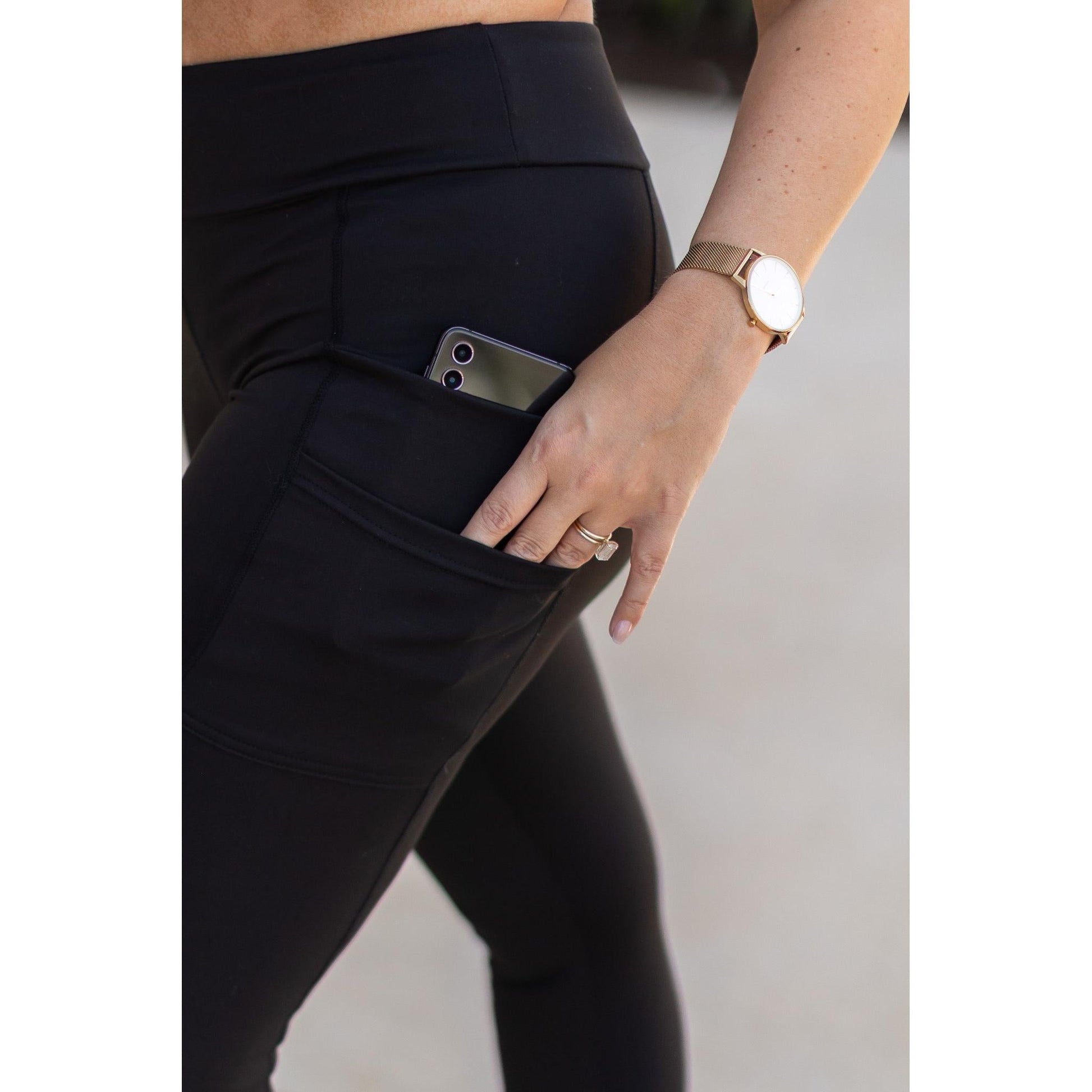 Julia Rose The Shannon double pocket sculpting leggings high-waisted women’s leggings