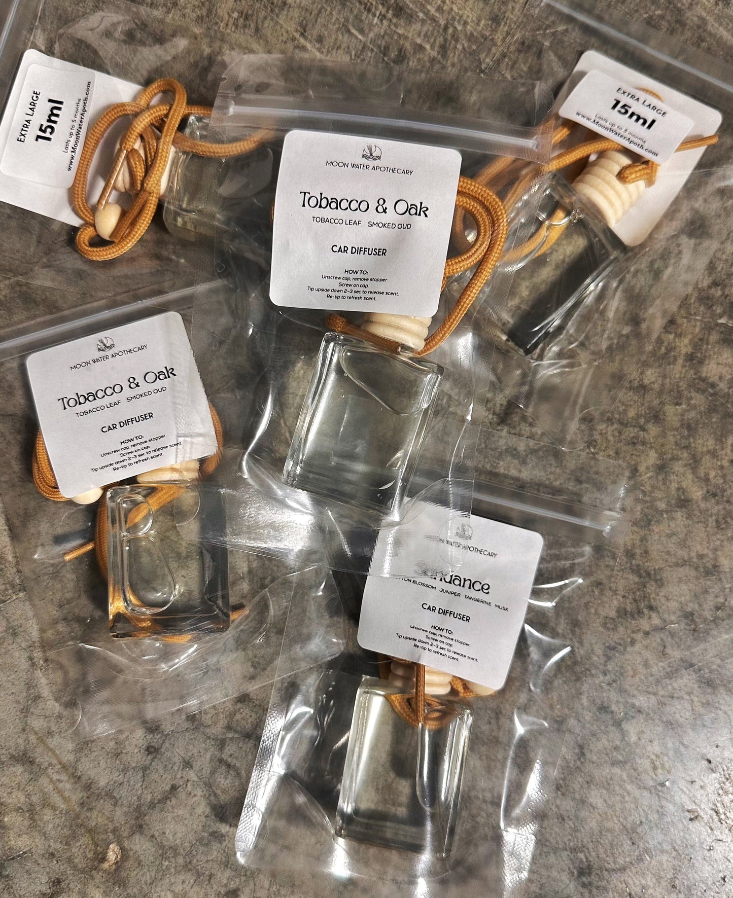 (pre-order! Will Ship Feb 10th) Car Diffusers ---- X-Large, 15ml -- by Moon Water Apothecary!