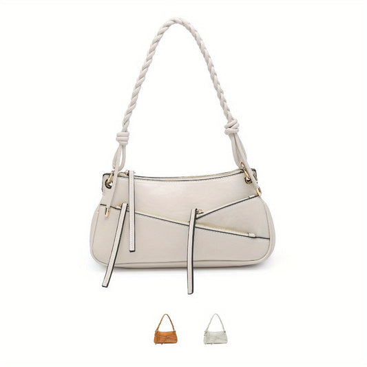 Small Shoulder Bag Unique Handmade Woven Handle hobo
