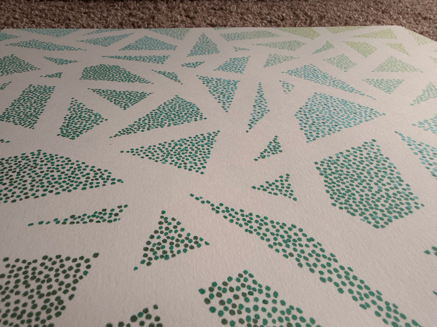 Green/Blue Dot Art