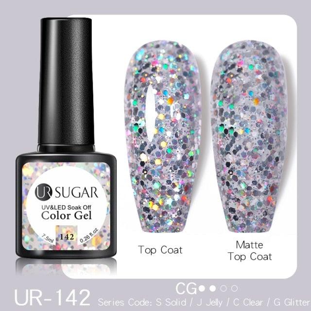 2022 New Reflective Glitter Nail Gel 8ml  Permanent UV/LED Glossy Effect Popular Diamond Nail Gel Design For Womens