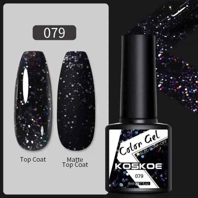 Spring Summer Nail Gel Polish Colorful UV LED Diamond Stylish Glossy and Matte Fashion Design For Womens