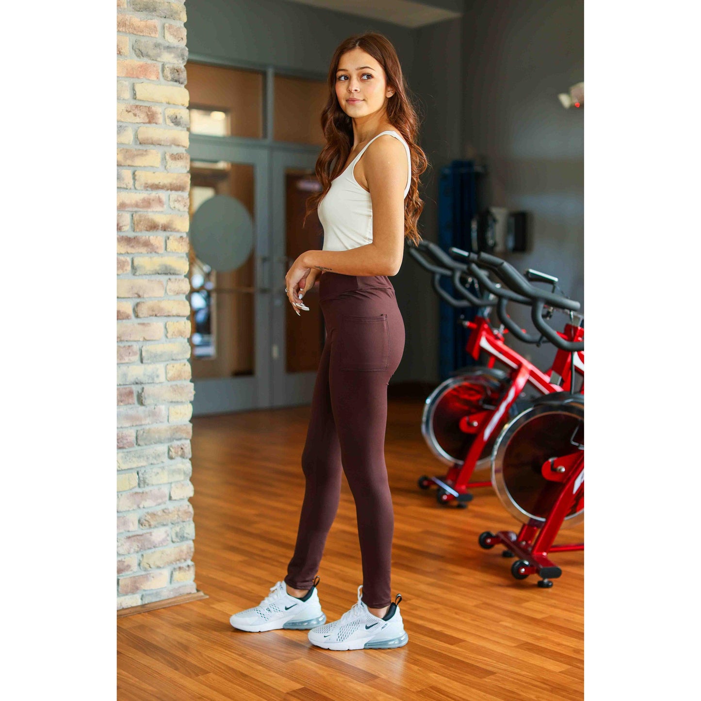 PreOrder | Brown FULL LENGTH Leggings with POCKET Round 3 - Luxe Leggings by Julia Rose®