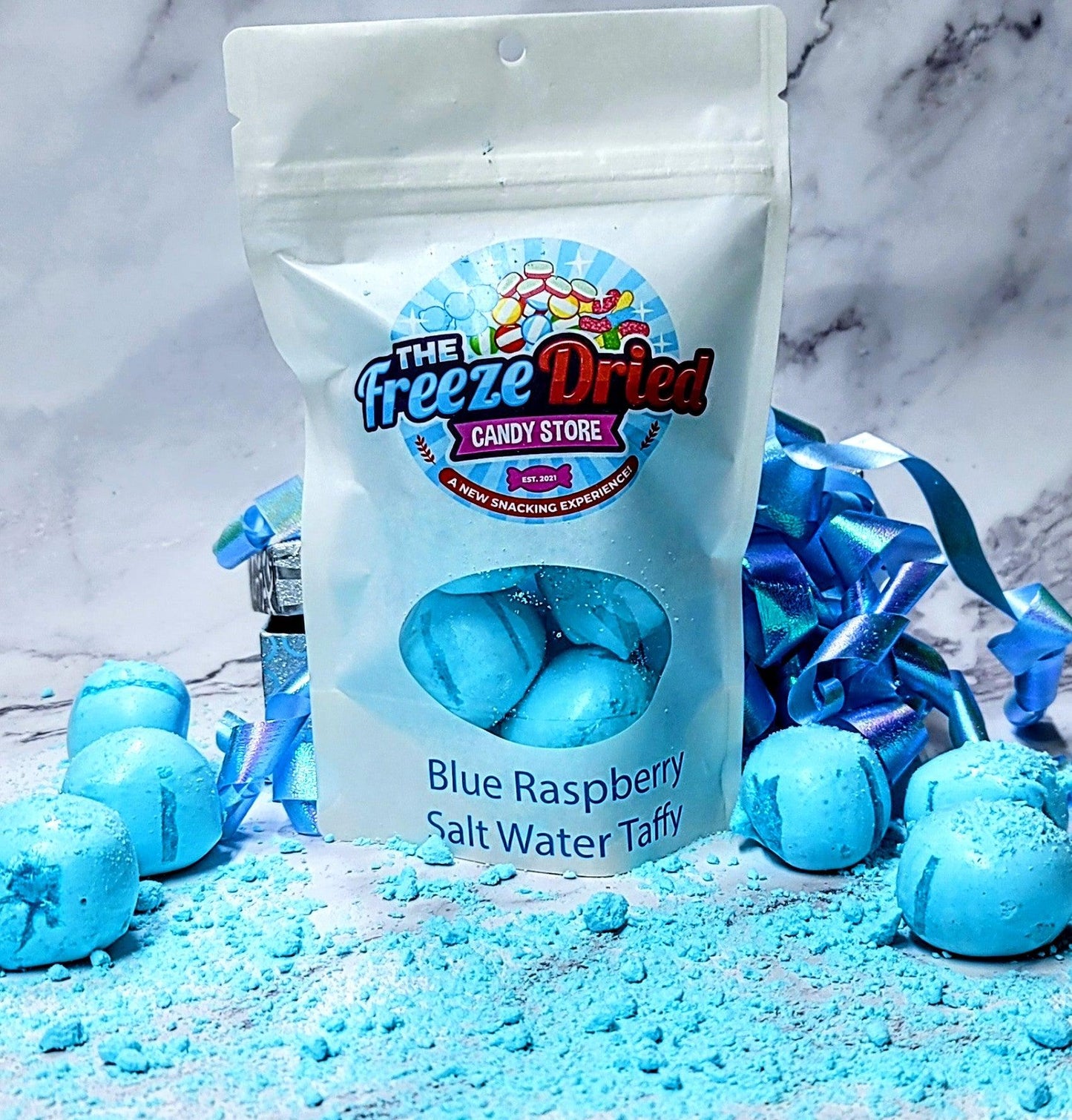 Blue Raspberry Salt Water Taffy