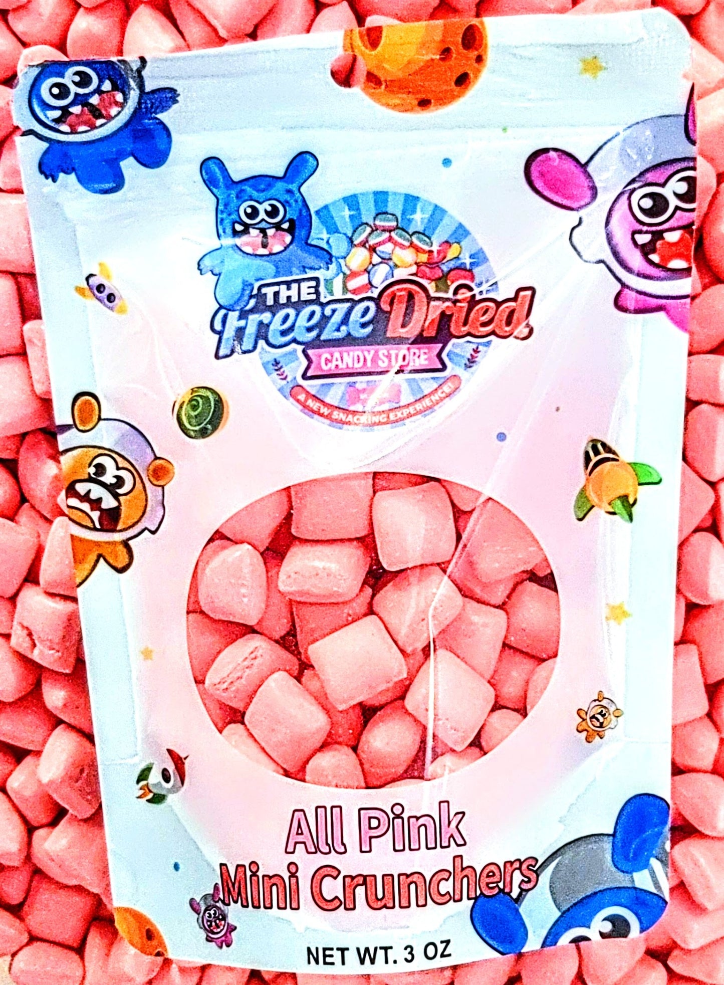All Pink Mini Crunchers