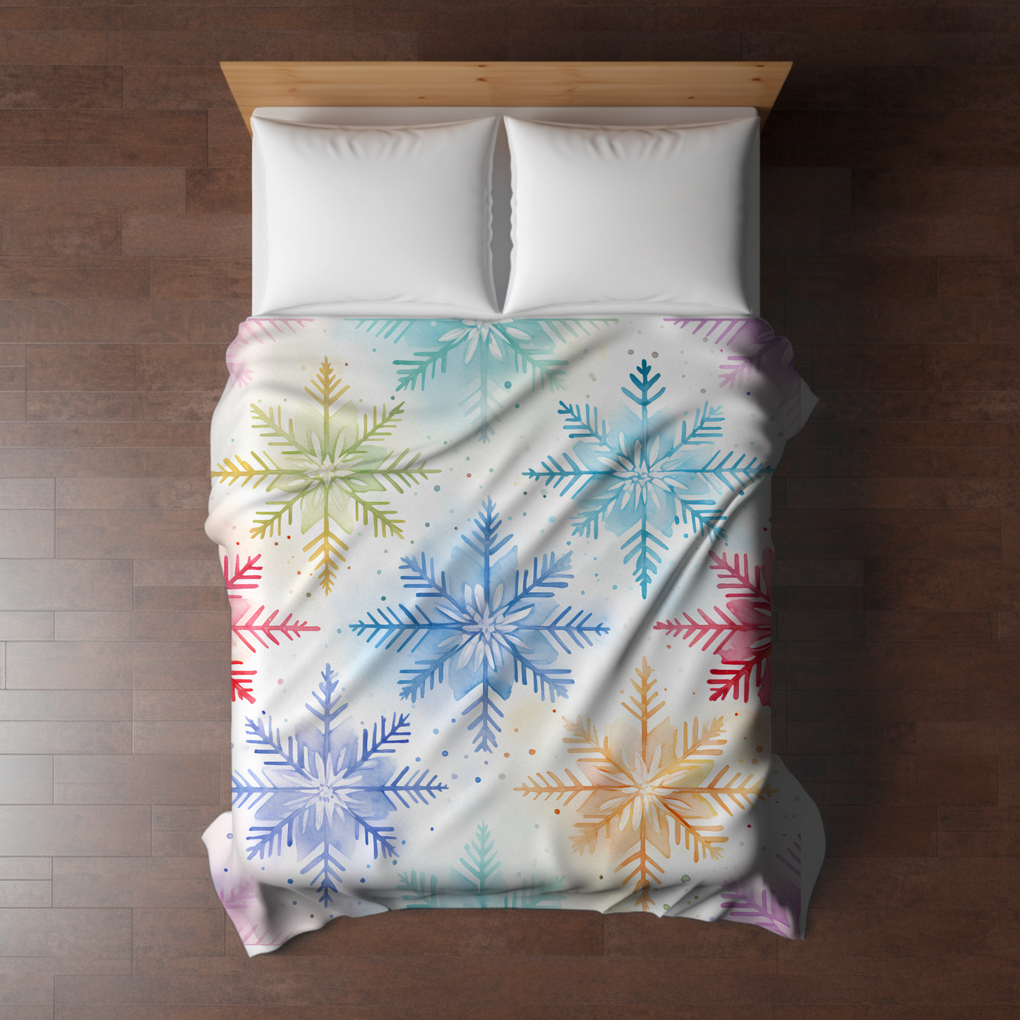 Blanket - Christmas - Snowflake on White - PREORDER