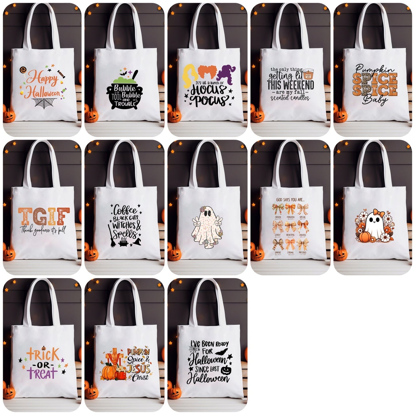 Tote Bag - Fall & Halloween - PREORDER