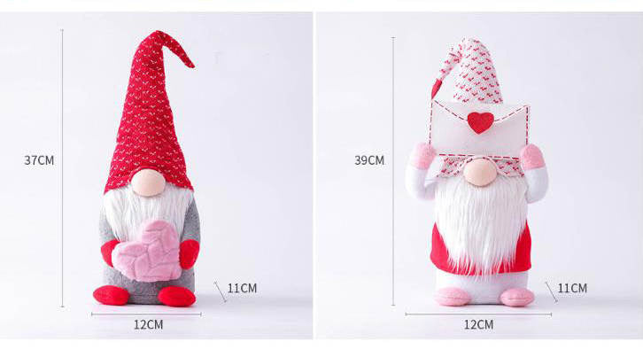 Gnome - Valentine #1 - Envelope & Heart