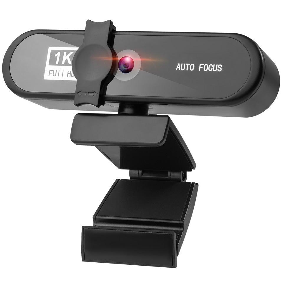 2K 4K Pc Webcam With Gift Tripod Autofocus Usb Web Camera Laptop Mini Camera 1080P with Microphone For Full Widescreen Laptop USB Webcams Privacy Shutter Tripod Desktop Notebook Webcam Video Calling Recording Webcam