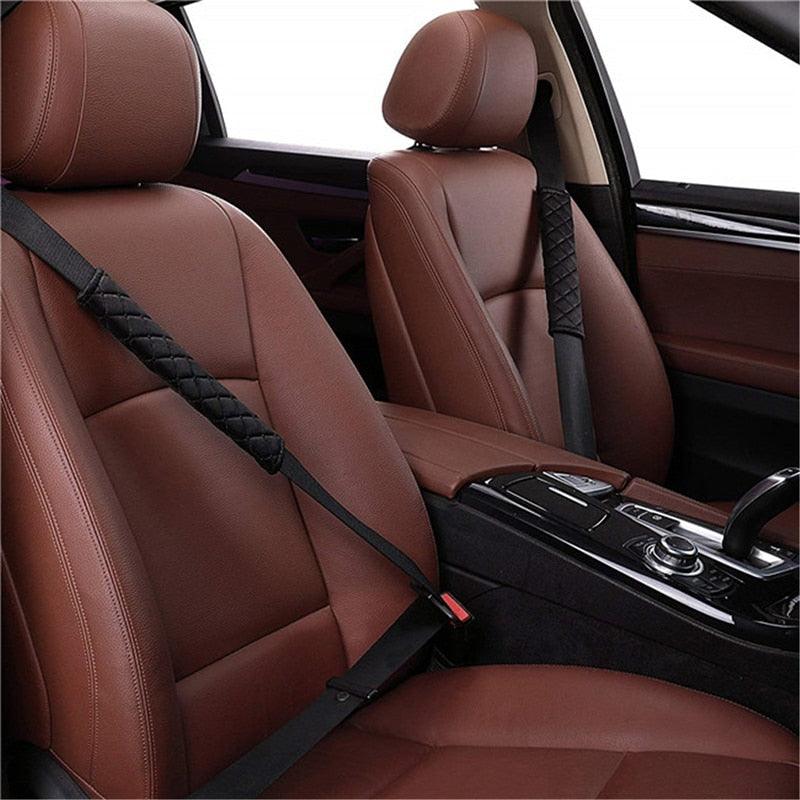 2pcs Seat Belt Covers Fuzzy Seat Belt Pads for Shoulder Soft Comfy Soft Velvet Car Shoulder Pad For Adults Youth Kids Car Truck SUV Airplane Backpack Straps Car Seat Belt Pad Belt Strap Covers for Car