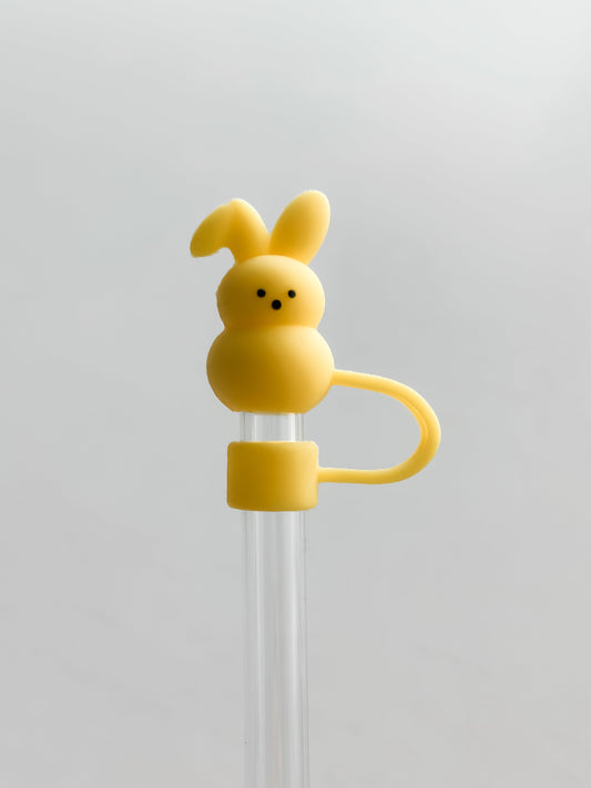 Straw Cover 10MM "Yellow Bunny"