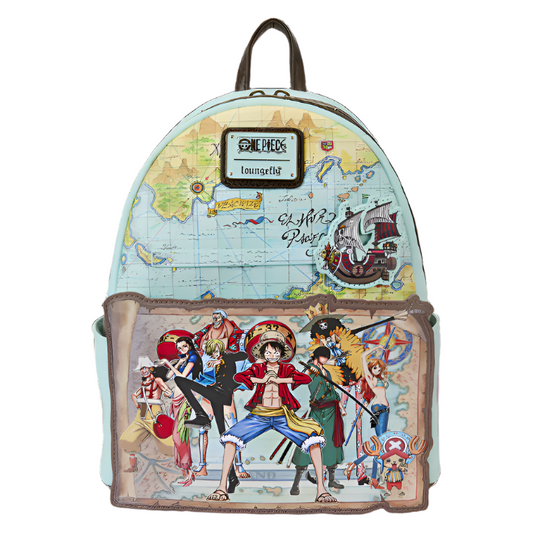 One Piece Loungefly Mini Backpack 25th Anniversary Straw Hat Crew