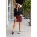 PreOrder | The Helena – Red Plaid Jogger Skirt ❤️🖤