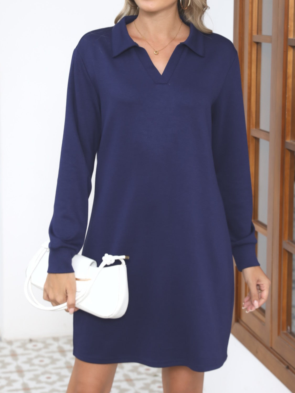 Elegant Long Sleeve Stretchy Dress Casual & Formal Dresses for Women