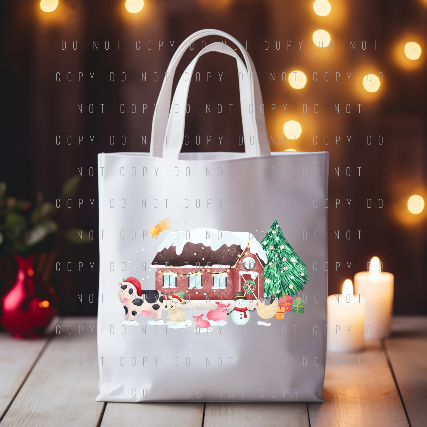 Tote Bag - Christmas & Hanukkah - PREORDER