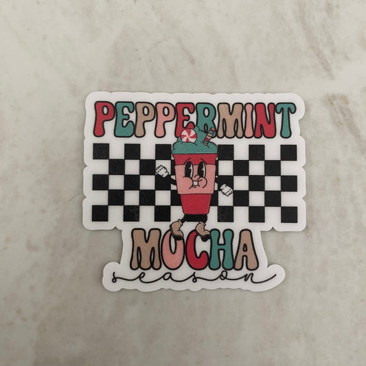 Vinyl Sticker - Coffee - Peppermint Mocha