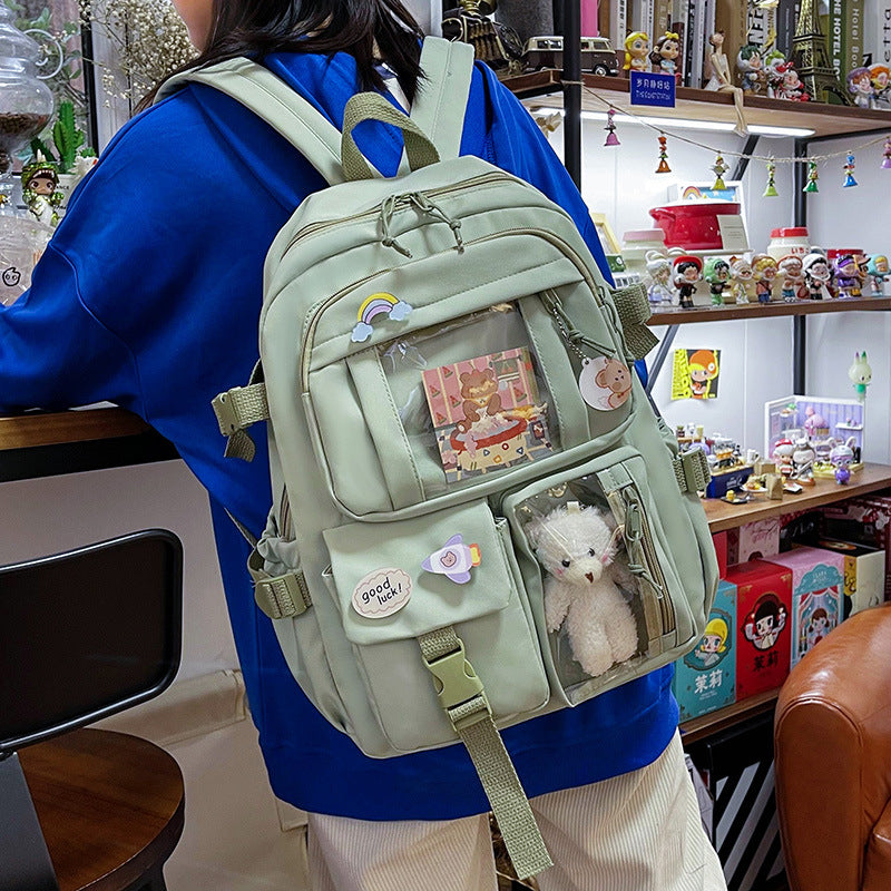 Dazzling Mini Backpack shoulder Bag for Teenage Girls And Women Multi-Function Ladies Small Bagpack