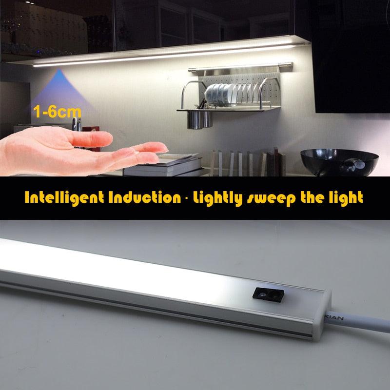 5V USB LED Strip Desk Lamp Hand Sweep Switch Motion Sensor Lamp Table Lamp Children Study Room LED Under Cabinet Kitchen Lights Decorative Table Lamp Cute Study Lamps for Bedroom Décor