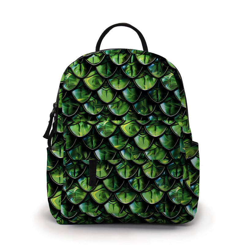 Mini Backpack - Green Dragon Scales
