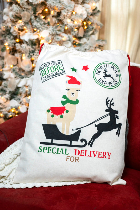 Ready to Ship | Llama - 2024 Santa Sack