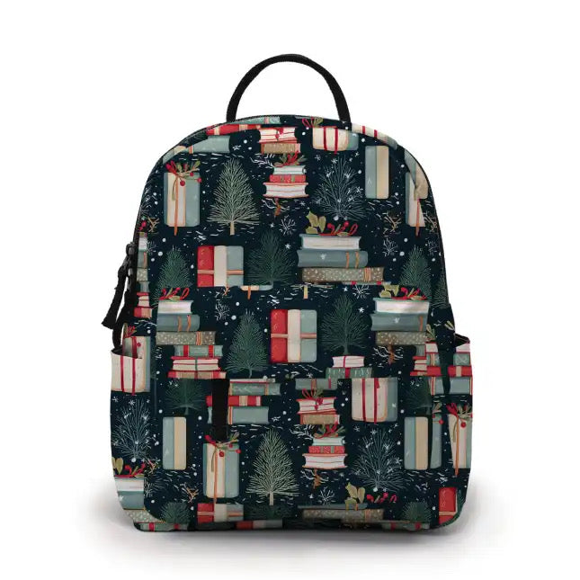 Mini Backpack - Christmas Winter Books