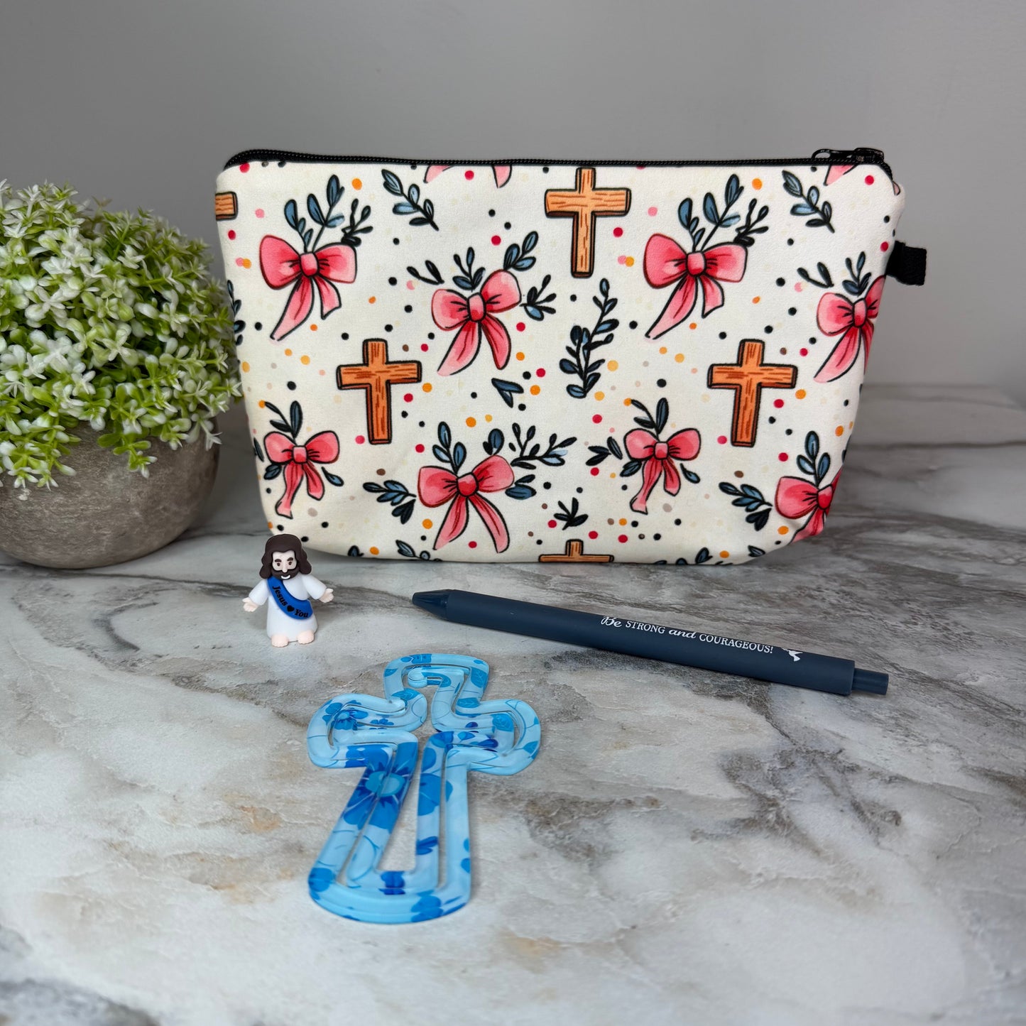Bundled Set - Religious - Bow Floral Cross
