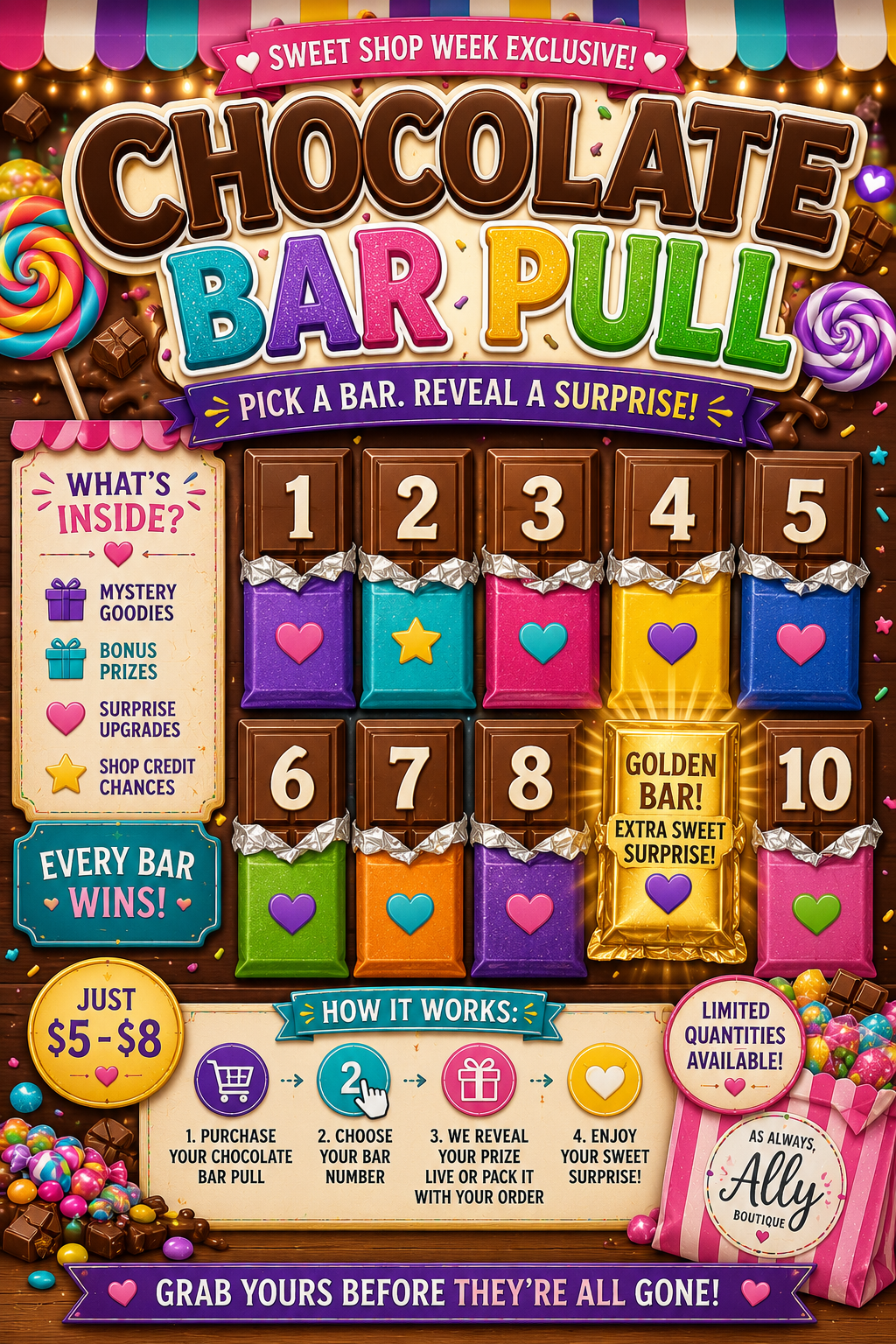 CHOCOLATE BAR PULL