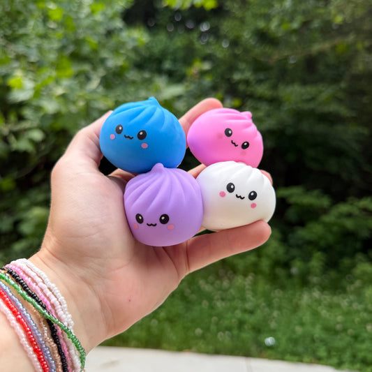 Squishy Toy - Mini Dumpling, Solid, Single Item