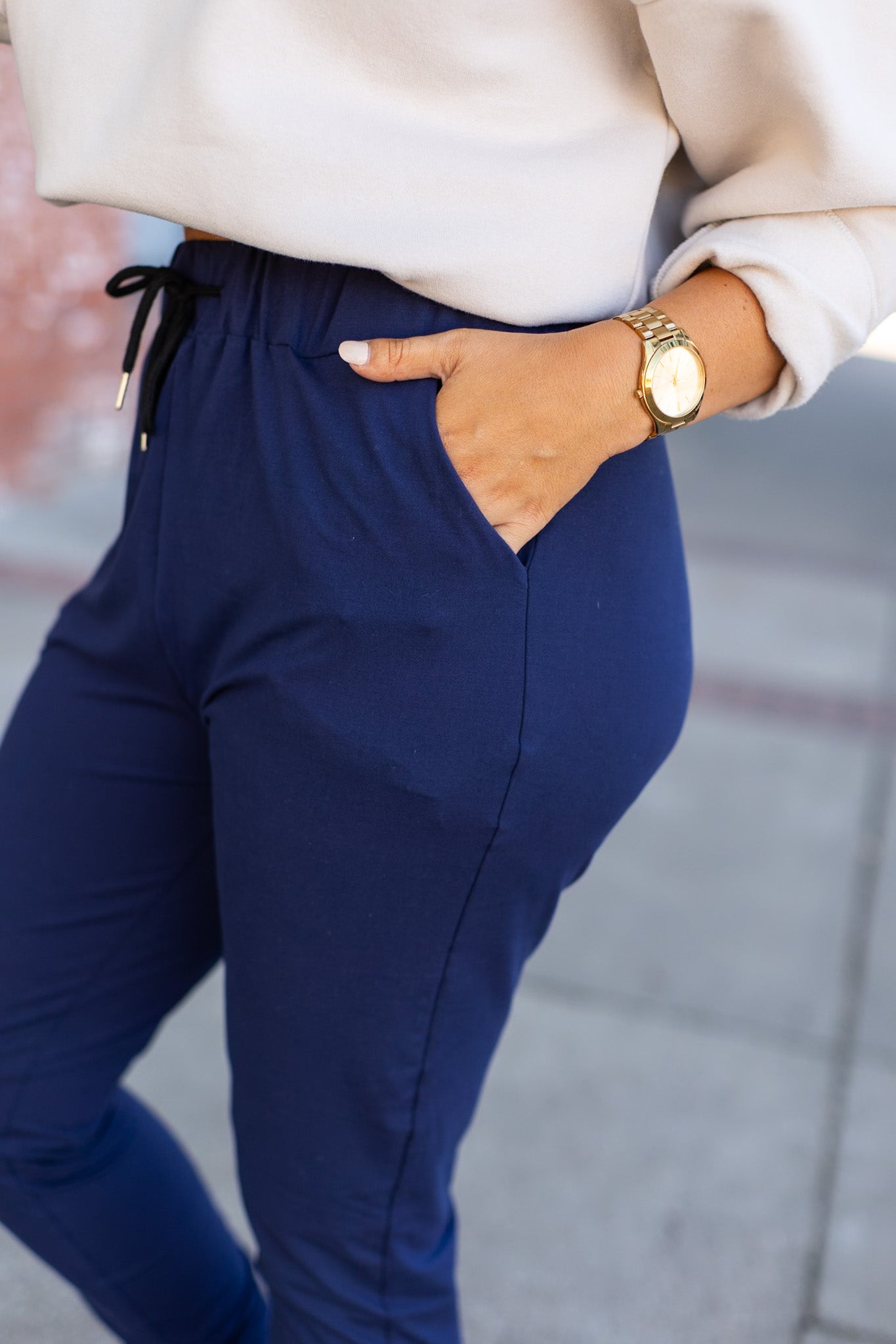 *PreOrder | The Nora Navy Joggers  Round 2  - Luxe Leggings by Julia Rose®