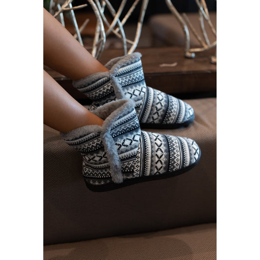 Ready to Ship  | The Leah Plaid Knit Booties