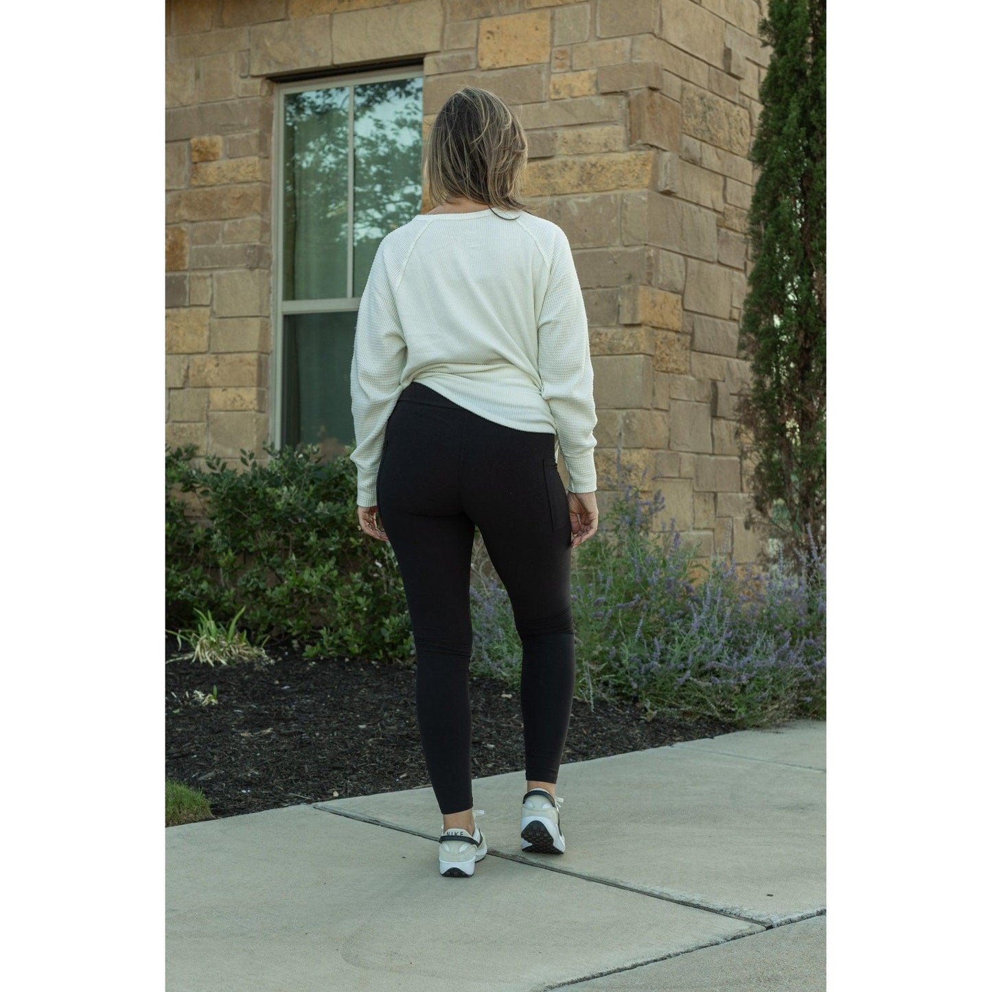 PreOrder |   Black FLEECE Full Length Leggings with Pockets Round 4 - Luxe Leggings by Julia Rose®