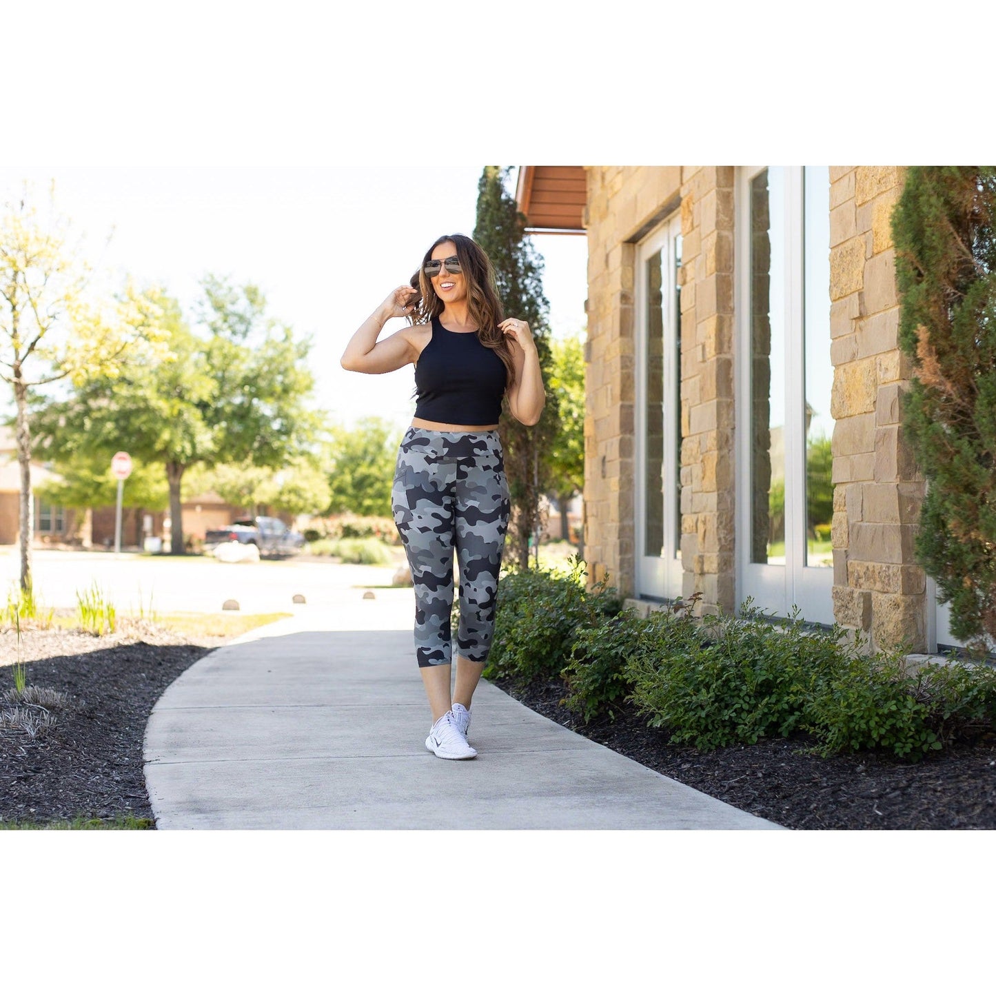 Ready to Ship | Ace Camo CAPRI Leggings -  - Luxe Leggings by Julia Rose®