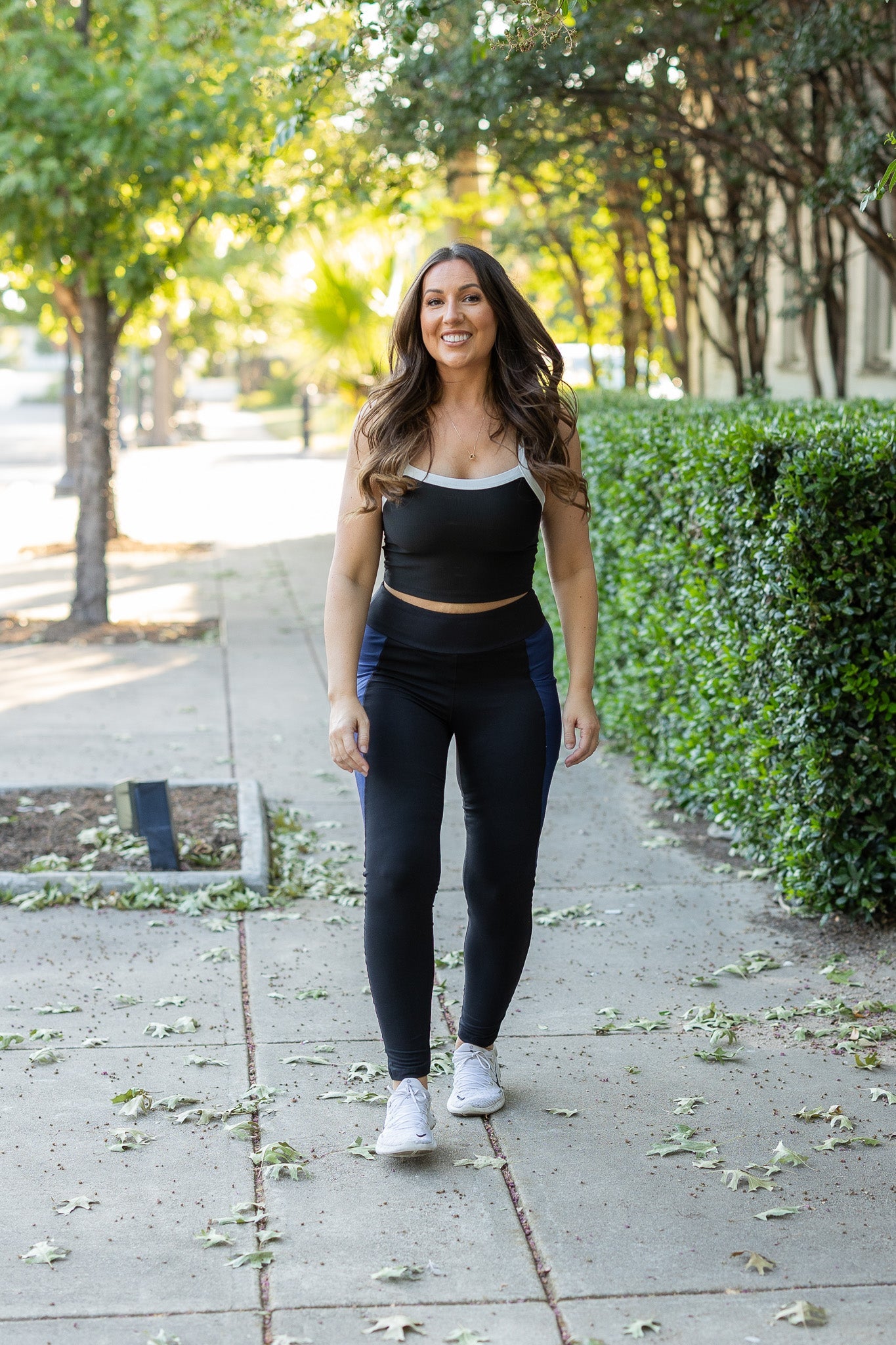 PreOrder | The Billie- Blue Panel Full Length Leggings