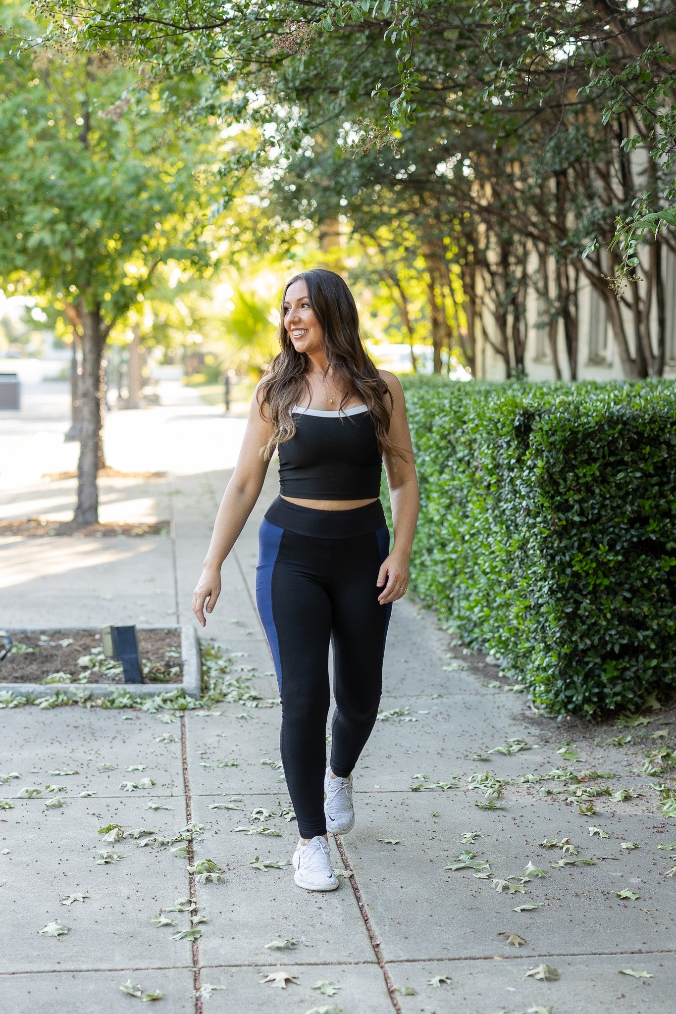 PreOrder | The Billie- Blue Panel Full Length Leggings